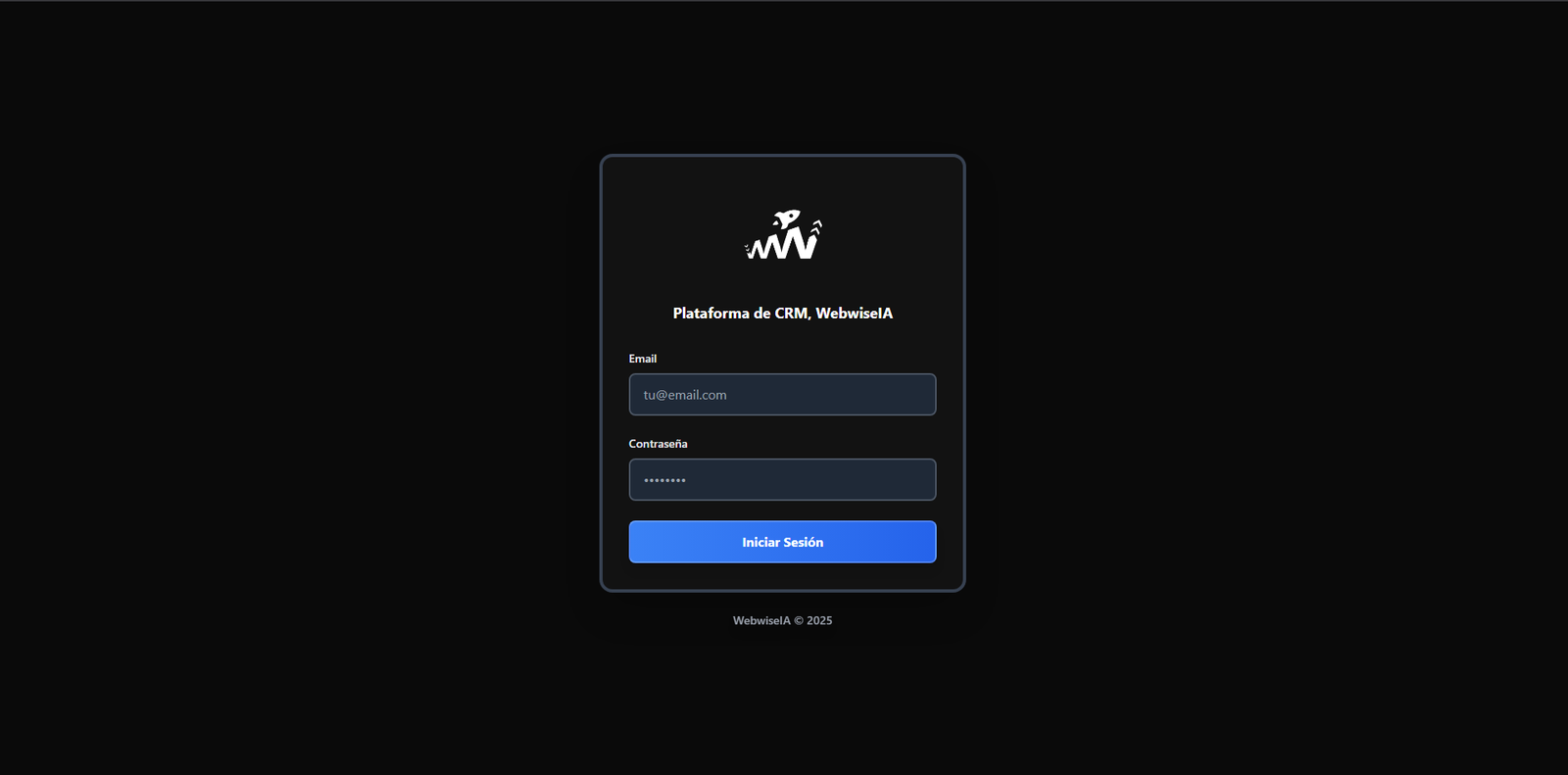 Captura del CRM 1